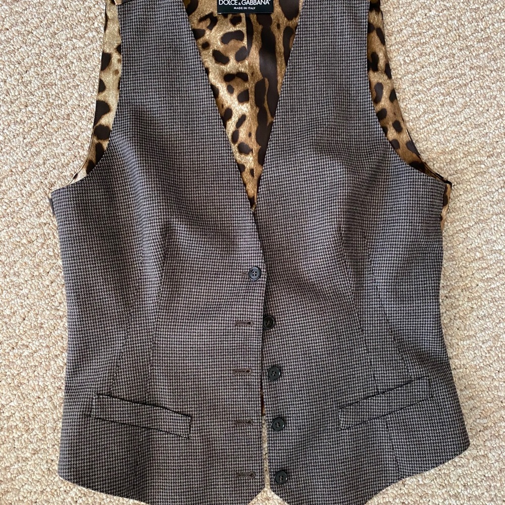 Dolce and Gabbana wool vest Sz. 44